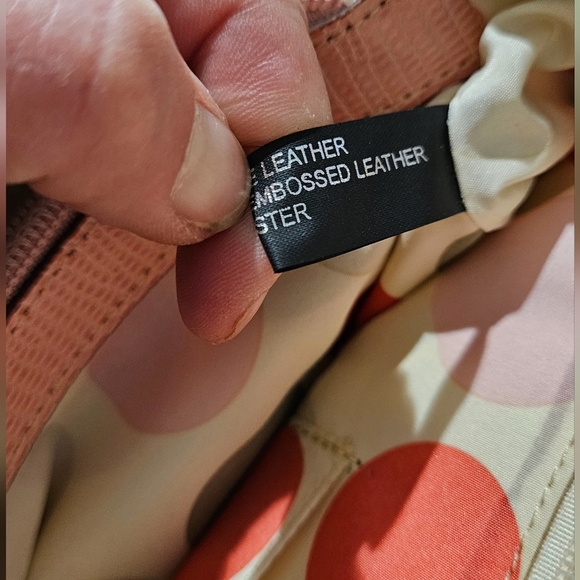 Vintage Y2K MAXX NEWYORK leather/lizard Embossed Pastel Pink Buckle Shouder Bag. - Picture 16 of 16